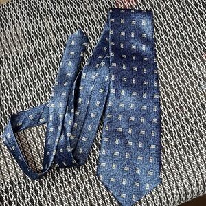 Pascale La Mode Navy Patterned Tie